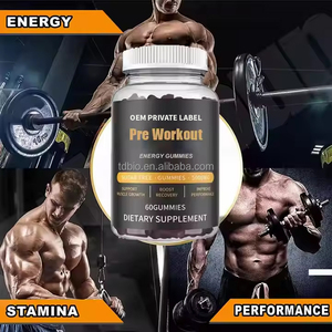 Gummies Énergétiques Sans Sucre pour Adultes OEM ODM, Complément Sportif Pré-Entraînement à Marque Blanche pour le Développement Musculaire, Créatine <span class=keywords><strong>BCAA</strong></span> - Product Image 2