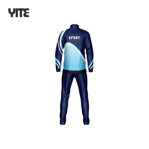 Custom Logo Zipper Mens Pants Blue <strong>White</strong> <strong>Jacket</strong> Suit Long Sleeve Tracksuits - Product Image 3