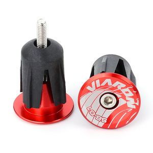 Bouchons de guidon Viaron en alliage d'aluminium cylindriques durables pour vélo de montagne - Product Image 2