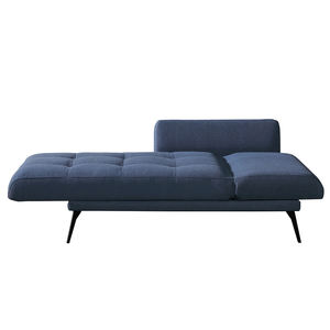 Sofá <span class=keywords><strong>Cama</strong></span> Convertible 2 en 1 de Tela Acolchada con Respaldo Ajustable para Sala de Estar y Habitación de Invitados - Product Image 2