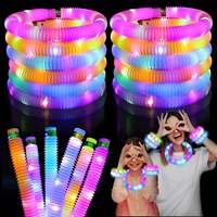 Tube lumineux ondulé LED anti-stress pour enfants, jouet sensoriel durable pour fêtes d'enfants