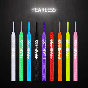 Nouveaux lacets réfléchissants imprimés pour chaussures de sport de course, lacets athlétiques en polyester colorés de 8 mm, lacets décontractés pour baskets - Product Image 3