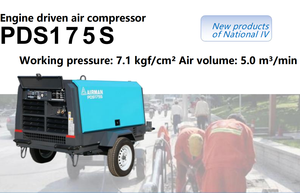 Mini Schroeftype Draagbare Beweegbare Luchtman Pds 175S Luchtcompressor - Product Image 6