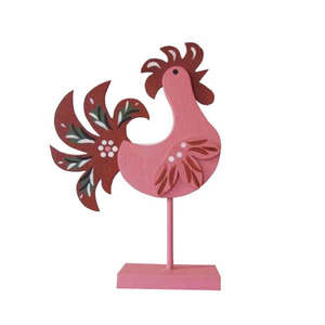 <strong>EASTER</strong> WOODEN ROOSTER HEN CHICK DECORATION <strong>ORNAMENT</strong> - Product Image 4