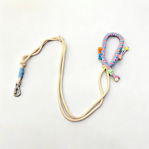Custom OEM Wholesale Heavy Duty 152 cm <strong>Long</strong> <strong>Dog</strong> <strong>Leash</strong> Adjustable Knot <strong>Leash</strong> for <strong>Large</strong> <strong>Dogs</strong> Walking Running No Pull - Product Image 1