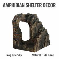 Ornement paysager de terrarium en résine, escalier de roche simulé, écologique, cachette pour reptiles Petpetzone