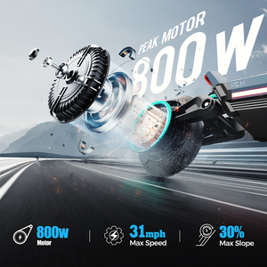 Xe Scooter điện gấp đôi động cơ mạnh mẽ tốc độ cao JGH X3 48V 800W kho Mỹ dành cho người lớn - Product Image 6