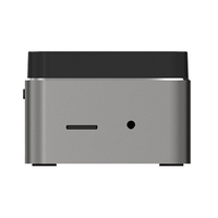 Computadora de Escritorio de Bolsillo Sharerdp, 8GB J4125, Windows 10, Msata 256GB/512GB, DDR4, TV Box 4K para Entretenimiento, Mini PC de Tamaño de Palma para Juegos