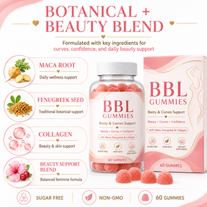Gummies <span class=keywords><strong>Énergétique</strong></span>s Bio Sans Gluten pour Femmes avec 2500mcg de Biotine, Maca, Fenugrec et Peptides de Collagène pour le Soutien Immunitaire - Product Image 5
