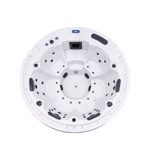 Baignoire pour l'extérieur, patcompensées en acrylique, SPA, massage de l'air, pour 6 personnes, livraison gratuite - Product Image 4