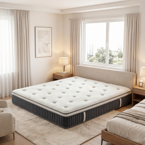 Colchón Híbrido de Muelles Ensacados Independientes de Calidad Hotelera, Tamaños Queen y King, Grueso, Cómodo y Transpirable para el Hogar - Product Image 2