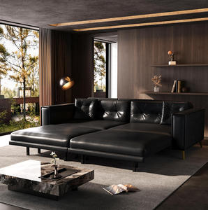 Oehome King Size Pull-Out <b>Sofa</b> <b>Bed</b> 3-in-1 Velvet Upholstery Convertible Sleeper <b>Sofa</b> Ultra Wide Armrests Wood Modern Design - Product Image 4