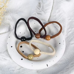 <b>Beaded</b> <b>Braided</b> Hair Tie Lotus Root Rope Fabric Manual Daily Use All Colors Match Spring 2023 Jinhua - Product Image 3