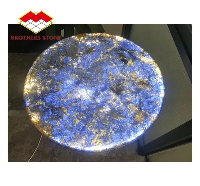 Фотоэлектрический роскошный камень агат светодиодный свет мраморный камень для мебели стол плитка с подсветкой