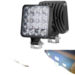 ไฟสปอร์ตไลท์ LED แบบแท่ง 4 นิ้ว 48W ใหม่ 12V-24V แสงสปอต สำหรับรถออฟโรด รถบรรทุก รถแทรกเตอร์ เรือ รถพ่วง 4x4 SUV เช่น รถจี๊ปแรงเลอร์ เชอโรกี - Product Image 1