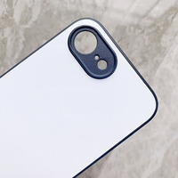 Coque de Téléphone Vierge à Sublimation avec Plaque Latérale en Aluminium et TPU Antidérapant pour iPhone Séries 11, 12, 13, 14, 15, 16, 17 et X, Personnalisable avec Photos, Vente en Gros