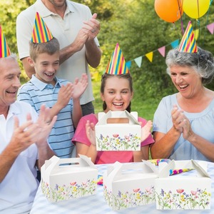 Caja de regalo de flores silvestres, caja de regalo para fiesta de primavera, caja de dulces para cumpleaños, personalizable según las necesidades - Product Image 2