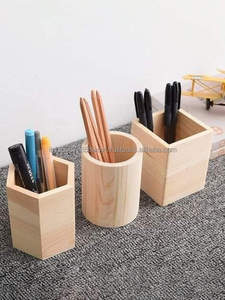 Export Quality Office Desk Organizers Wooden Pen <b>Holder</b> with Custom Size and Design for Office <b>Stationery</b> - Product Image 2
