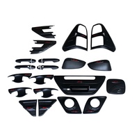 YCSUNZ 2017 Hilux Revo Kits noirs ABS Combo complet 9 pièces pour Toyota Hilux Revo 2015 2016 2018 Accessoires Hilux