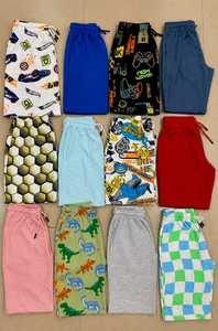 Shorts pour garçons Stockify de qualité supérieure avec 2 poches latérales et cordon réglable, shorts décontractés confortables pour enfants, pour la vente en gros - Product Image 2