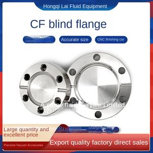 Brida ciega de placa CF de conflate de vacío sanitario de acero inoxidable con orificio roscado Categoría de producto Bridas - Product Image 2