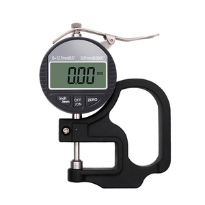 Micrometro Digitale <span class=keywords><strong>0.01mm</strong></span>, Misuratore di Spessore Micron, Calibro per Misurazione Larghezza, Micrometro per Tessuti - Product Image 1