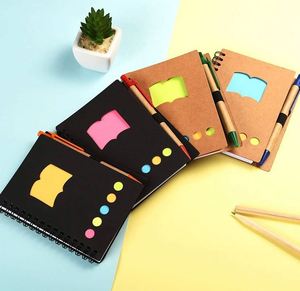 Wholesale Custom Personalized <b>Memo</b> Sticky Notes Flag Mini Notebook Notepads With Pen and Sticky Notes - Product Image 2