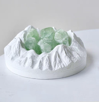 Diffuseur d'arômes pour voiture en pierre ronde Snow Mountain, diffuseur d'huiles essentielles sans flamme pour intérieur, longue durée, pour la maison