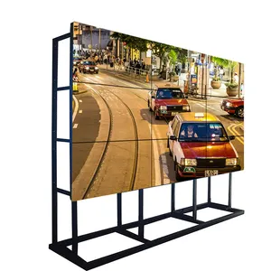 49 ''Full HD video wall controller 3.5 millimetri lunetta 3x3 a muro per tv lcd