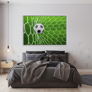 Personalized Football <b>Canvas</b> Art: Boy Room Wall Decor, Valentines Gift,WHITE <b>FRAMED</b> <b>CANVAS</b> - Product Image 3