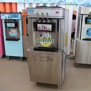 Andere Snackmachines/Automatische Commerciële Roestvrijstalen 3 Smaak Softijsmachine