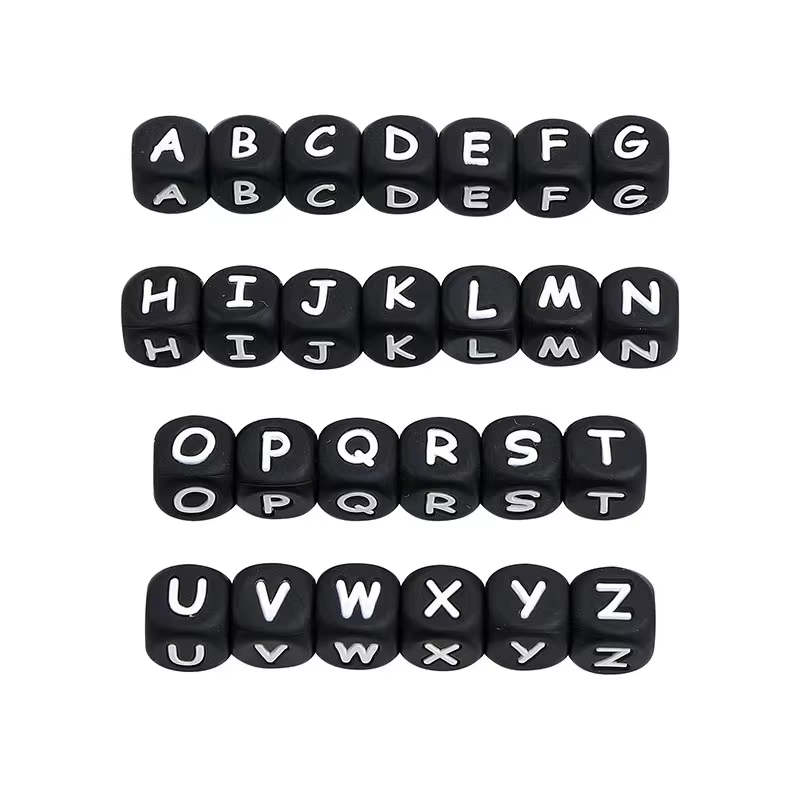 Lettre en noir et blanc