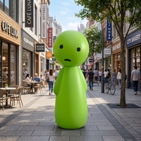 Poupée de boxe gonflable Smiski en PVC personnalisée et économique, motif dessin animé, pour la libération et la gestion du stress