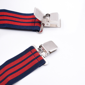 Wholesale 5cm Width Solid Color Adjustable 4 Clip X-Back Heavy Duty Clip <strong>Mens</strong> Suspenders Elastic Pants <strong>Braces</strong> - Product Image 5