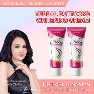 KORMESIC Crème éclaircissante pour les fesses à base de plantes, certifiée Bpom, vente en gros, 50 ml, éclaircit le teint, nourrit et raffermit la peau, améliore la peau terne - Product Image 2