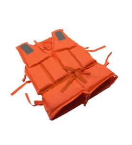 Hot Sale Professional Life Jacket Vest For Water Sports Swimming Drifting Surfing Adult Orange Life Jacket Swimwear Polyester