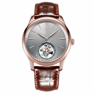 Reloj automático más vendido de lujo OEM de acero inoxidable esqueleto de cuero genuino LOGOTIPO personalizado reloj mecánico para hombre - Product Image 1