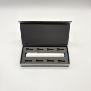 Caja de papel holográfico personalizada para un solo bolígrafo inyector, con inserto de espuma EVA, blíster y ventana. - Product Image 6