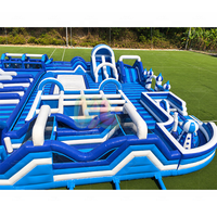Château gonflable commercial géant en PVC Big Bounce, aire de jeux, la plus grande structure gonflable au monde, taille personnalisée