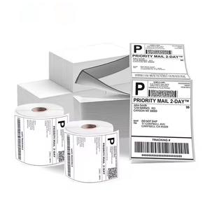 Trực Tiếp Nhiệt Nhãn 4x6 500Pcs Không Thấm Nước PVC Vận Chuyển Nhãn Giấy Tương Thích Nhất Trực Tiếp Nhiệt Máy In Kích Thước Tùy Chỉnh - Product Image 6