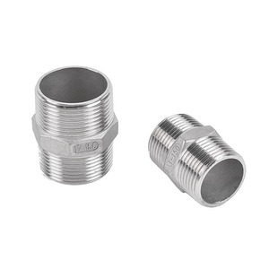Conector hexagonal roscado de acero inoxidable Conan de 1/2 pulgada con rosca externa, fundido con precisión para accesorios de tubería - Product Image 3