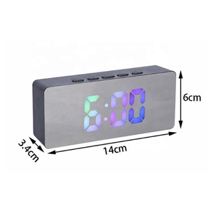 Phổ biến nhất tùy chỉnh màu điện tử đồng hồ báo thức với lịch và đèn nền hiển thị kỹ thuật số Đồng hồ bàn cho người cao tuổi - Product Image 2