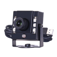 3306 5MP PS5520 16mm 20 grados IR850 sensor COMS sin distorsión USB Industrial Mini módulo de cámara de visión nocturna