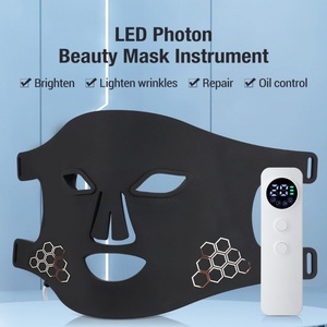 Masques faciaux LED infrarouges pour soins de santé, masques faciaux en silicone LED, masque de luminothérapie rouge pour femmes - Product Image 6