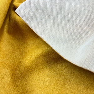 قماش من جلد الغزال الصناعي الناعم عالي الجودة من البوليستر ، لون مخصص مع ميزة مقاومة ساكنة لأكياس الملابس والأريكة - Product Image 2