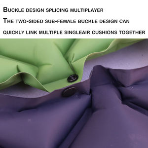 ที่นอนเป่าลมแบบพกพาน้ำหนักเบาพิเศษพร้อมหมอนและปั๊มในตัวกันน้ำพับได้สำหรับตั้งแคมป์เดินป่าแบกเป้ - Product Image 2