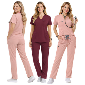 Divisa Medica Personalizzata per Donne, Traspirante, Elasticizzata in 4 Direzioni, Uniforme da Infermiera, Supporto OEM, Set Ospedaliero Premium Durevole - Product Image 1