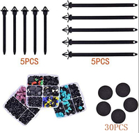 725 pièces voiture attache Clip Kit garde-boue Rivet Clips Auto corps pousser retenue broche Rivet pare-chocs porte garniture panneau retenue réparation