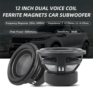 Subwoofers audio haut-parleurs de voiture 12 pouces woofer 10 pouces subwoofer 8 pouces oem haut-parleur alimenté