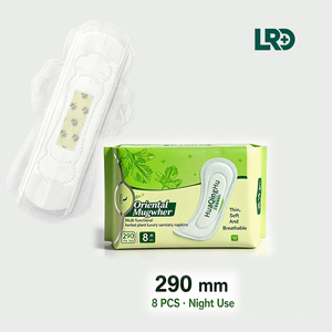 En stock, serviettes hygiéniques ultra-fines, antibactériennes, confortables, sûres <span class=keywords><strong>pour</strong></span> la peau, à base de plantes, <span class=keywords><strong>pour</strong></span> femmes, peau sensible, soins quotidiens pendant les règles - Product Image 2